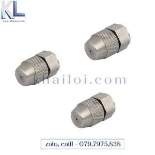 Béc inox chĩnh góc phun- bec ren trong- béc tưới xoay chĩnh, béc tưới cây inox 13mm