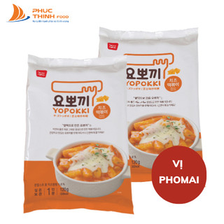 Combo 2 gói nhỏ vị phomai- Bánh gạo Hàn Quốc Tokpokki- 120g/ gói