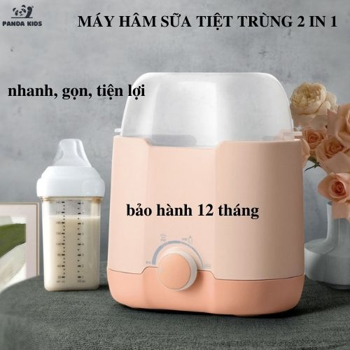 Máy hâm sữa tiệt trùng bình sữa 4 chức năng, hâm nóng, ủ ấm