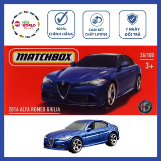 Xe mô hình matchbox box 2016 alfa romeo giulia 26/100.