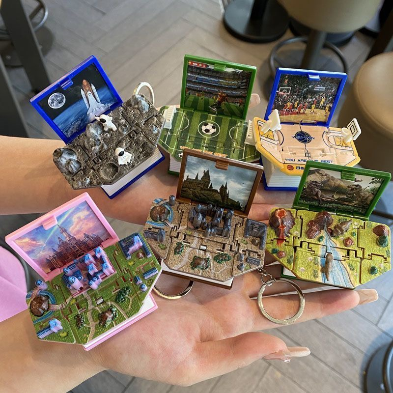 Móc khóa mô hình 3D siêu độc đáo