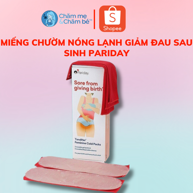 Miếng chườm nóng lạnh giảm đau cô bé sau sinh Pariday, Mỹ
