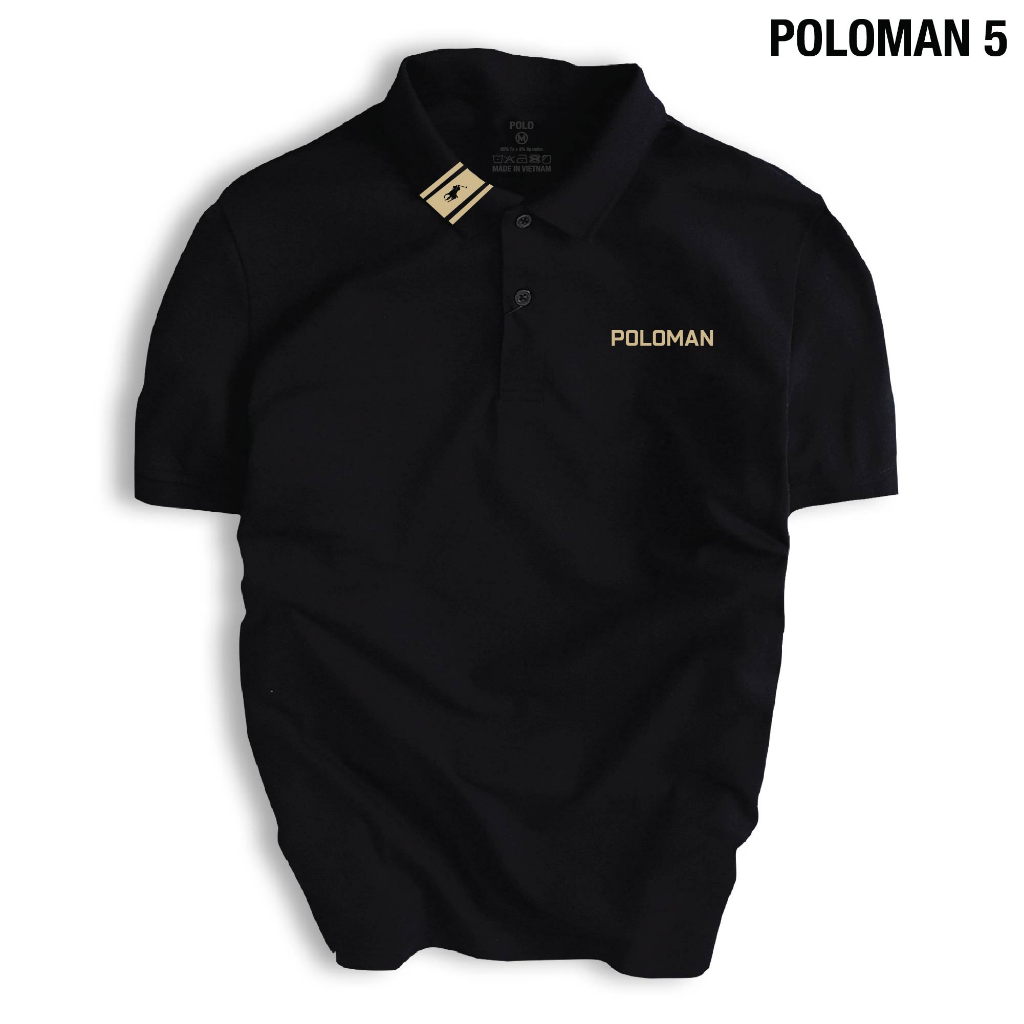 Áo thun POLO nam POLOMAN 5 thiết kế đơn giản, chất liệu cao cấp, chuẩn form, trẻ trung, dễ phối đồ