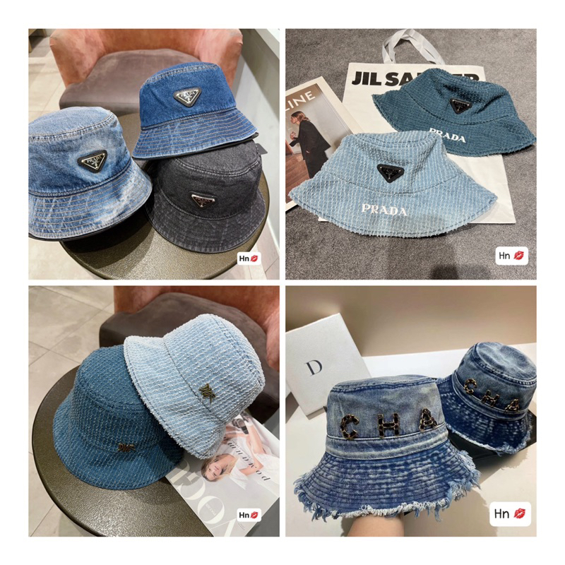 Mũ bucket bò neww, hàng qc