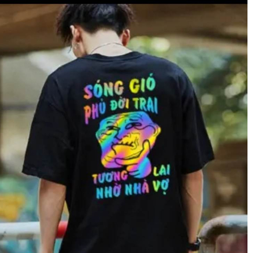 Áo Hài hước , Áo độc lạ phản quang 7 màu - áo thun hot trend dành cho cả nam và nữ