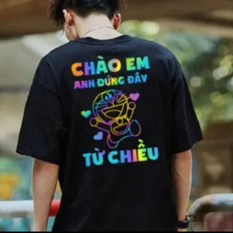 Áo Hài hước , Áo độc lạ phản quang 7 màu - áo thun hot trend dành cho cả nam và nữ
