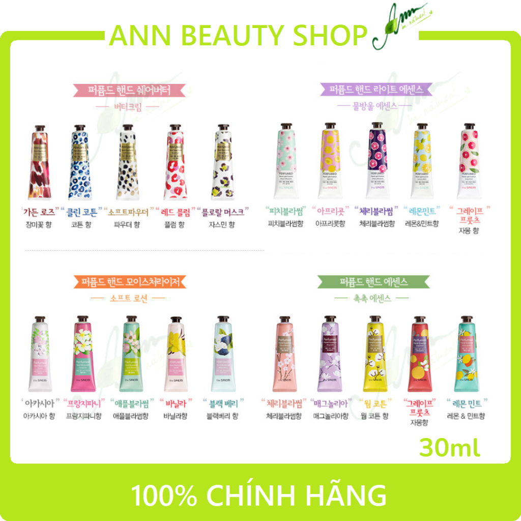 Kem dưỡng da tay The Saem Perfumed Hand Cream 30ml