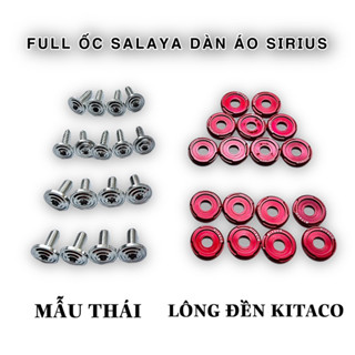 Full áo - Ốc salaya dàn áo sirius mẫu Thái lông đền đỏ kitaco