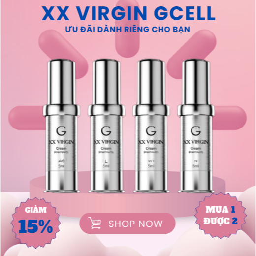 Kem Dưỡng Làm Hồng Nhũ Hoa và Làm Hồng Bikini Xxvirgin Gcell 5ml Hàn Quốc