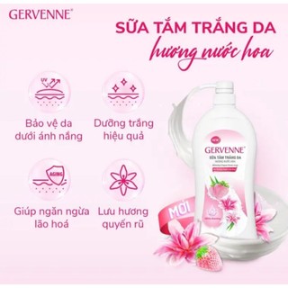Chai sữa tắm Gervenne 900g