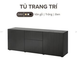 Tủ đựng đồ đa năng làm tủ trang trí, tủ bếp, kệ tivi 180x42x65cm yapi-109