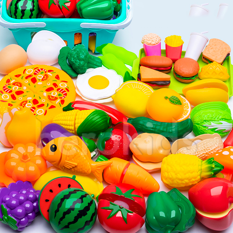 Bộ đồ chơi cắt hoa quả cho bé kiêm đồ chơi nấu ăn trẻ em, trò chơi cắt trái cây, rau củ quả dành cho trẻ em