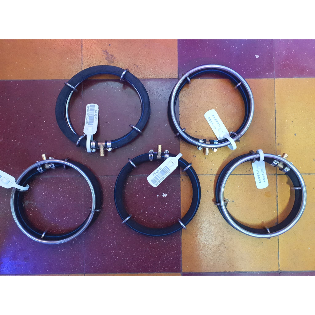 Sủi Oxy Hồ Cá Vòng Nano KEYRSIN Inox 15cm - 20cm - 25cm