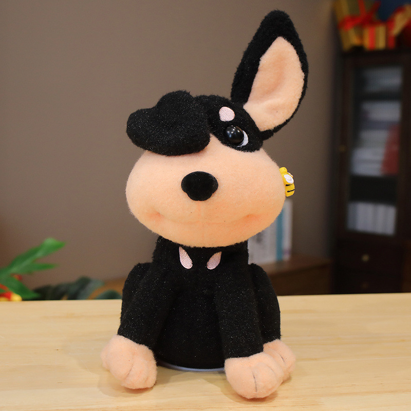 Đồ Chơi Chó Bông Điện Tử Sợ Ong Chích, Chú Chó Nhồi Bông Biết Kêu Biết Hát PUKAPI