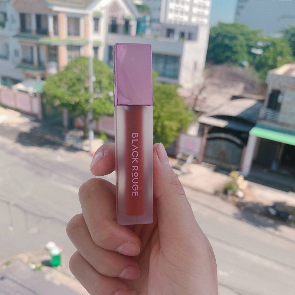 Son Kem Lì Black Rouge Màu A12 Nâu Đỏ Air Fit Velvet Tint