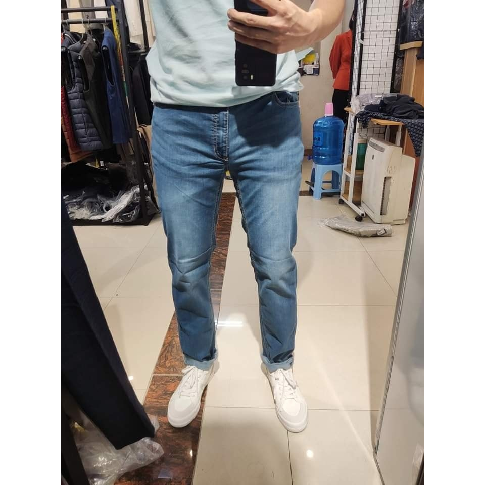Quần bò nam JDX vải jean giấy mỏng co dãn 4 chiều