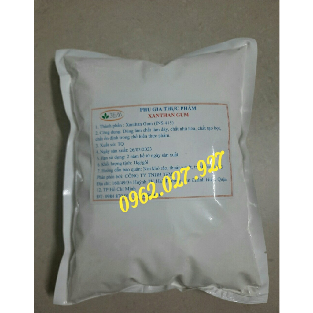 XANTHANGUM - CHẤT TẠO ĐẶC, LÀM DÀY, TẠO SÁNH, DẺO AN TOÀN CHO THỰC PHẨM