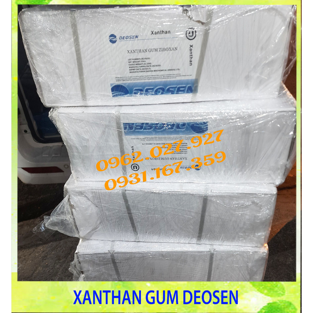 XANTHANGUM - CHẤT TẠO ĐẶC, LÀM DÀY, TẠO SÁNH, DẺO AN TOÀN CHO THỰC PHẨM