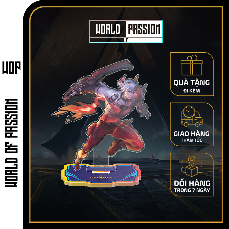 Mô Hình Nhân Vật Murad Hỏa Ngục Huyết Tướng Trong Game Liên Quân Mobile