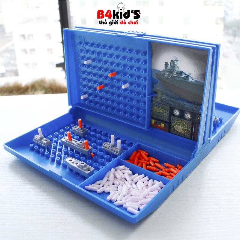 Đồ chơi board game đối kháng The Sea Battle trận chiến trên biển khơi cổ điển B4KIDS