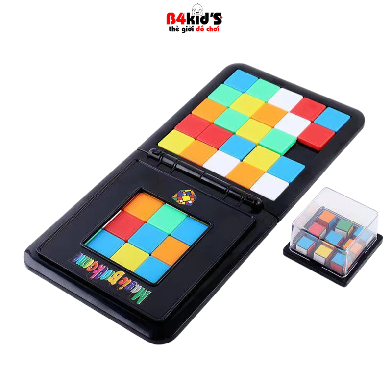 Đồ chơi xếp hình Rubik Race PK trượt xếp hình đấu trí thông minh - trò chơi trí tuệ IQ tư duy thông minh B4KIDS