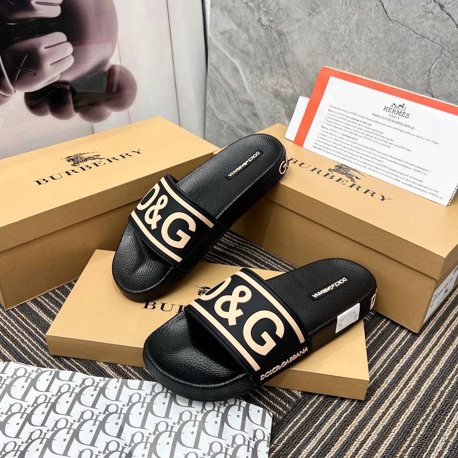 Dép Nam DG Chữ Nổi Đế Cao Su Cao Cấp - Dép DG Cho Nam