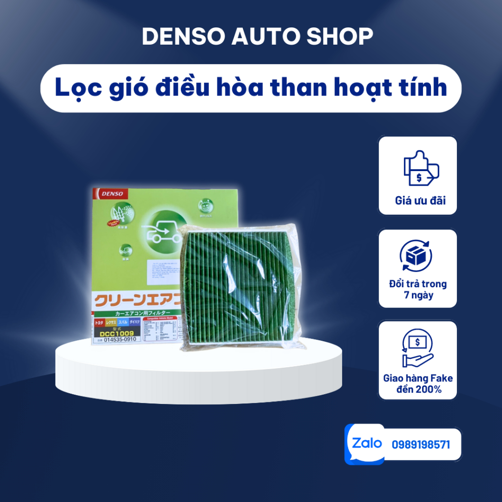 LỌC GIÓ ĐIỀU HÒA THAN HOẠT TÍNH CÁC DÒNG XE TOYOTA, LEXUS