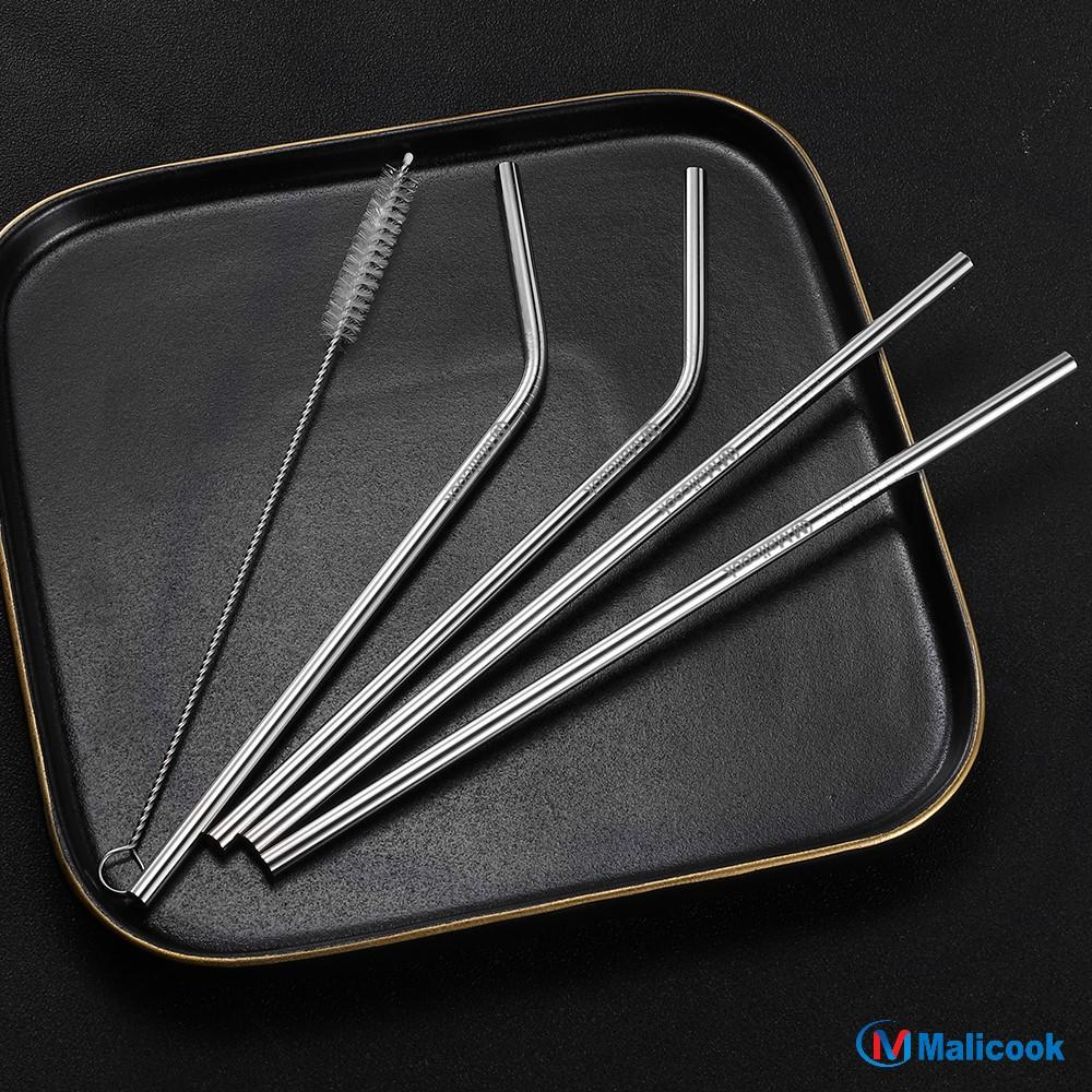 Ống Hút Inox 304 VieCup Thép Không Gỉ - Ổng hút thắng và Cong Inox