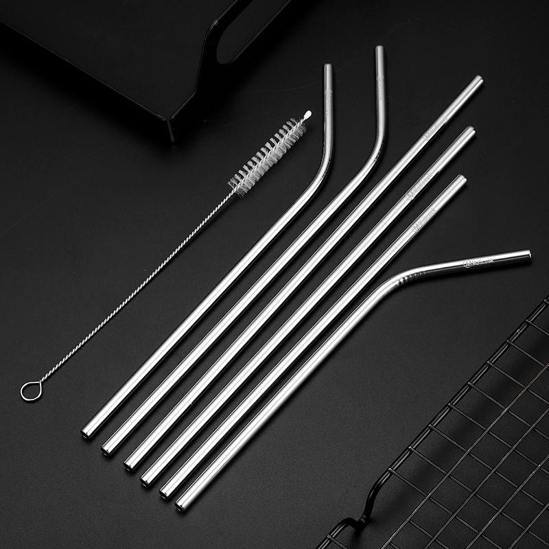 Ống Hút Inox 304 VieCup Thép Không Gỉ - Ổng hút thắng và Cong Inox