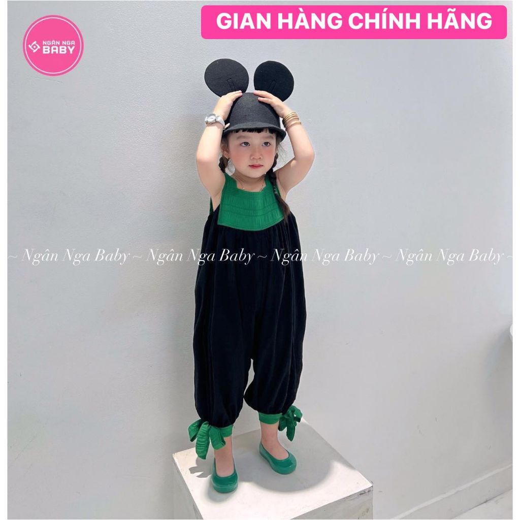 Jum mickey thiết kê siêu dễ thương Ngân Nga Baby, Bộ đồ liền quần cưng cho bé chất đẹp xịn mát