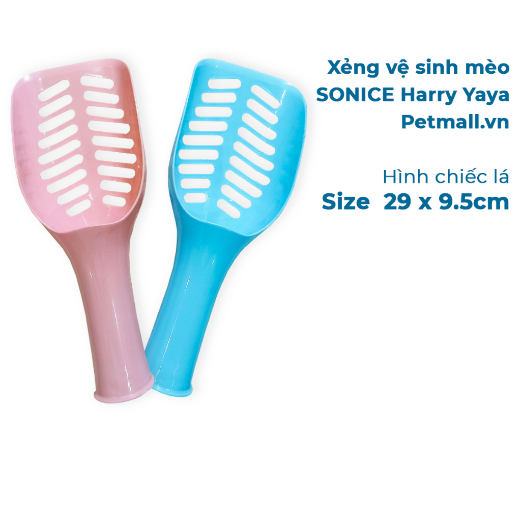 XẺNG XÚC CÁT VỆ SINH MÈO HÌNH CHIẾC LÁ