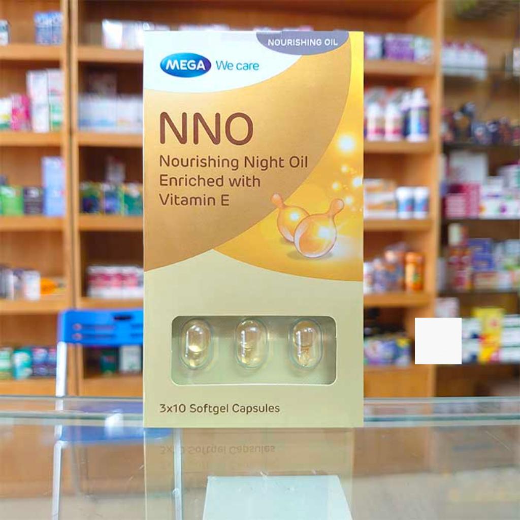 Serum dưỡng da ban đêm NNO Nourishing giữ ẩm, ngừa nếp nhăn - Hộp 3 vỉ x 10 viên