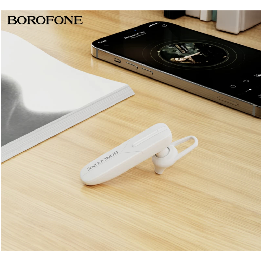 Tai nghe Bluetooth Borofone A36 nhét tai 1 bên kèm mic chức năng nghe gọi rảnh tai hàng chính hãng Bảo hành 6 tháng