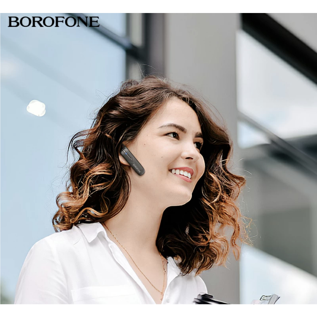 Tai nghe Bluetooth Borofone A36 nhét tai 1 bên kèm mic chức năng nghe gọi rảnh tai hàng chính hãng Bảo hành 6 tháng