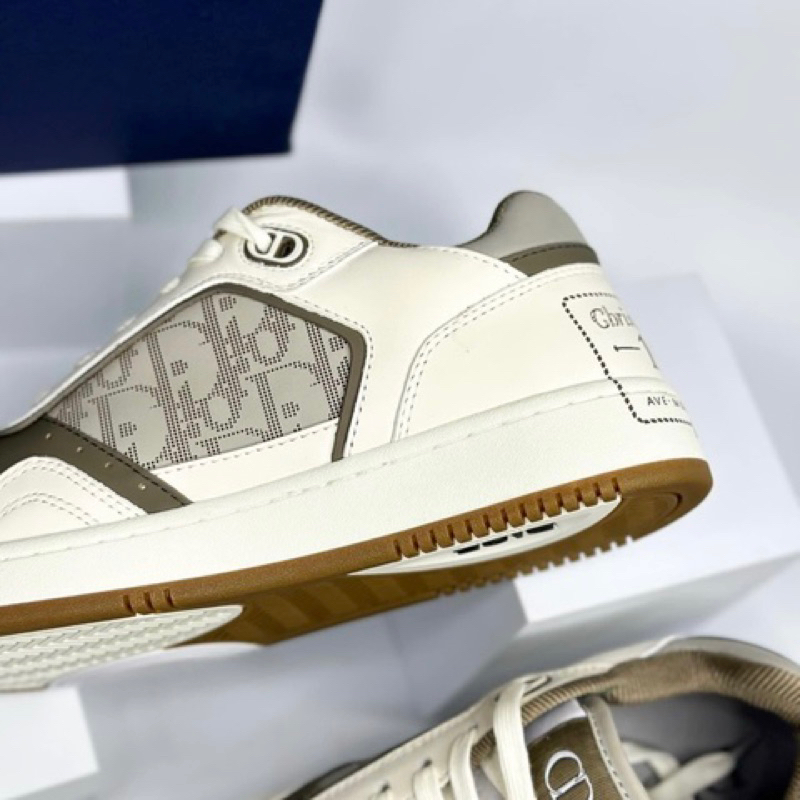 Giày DIO B27 White Brown Trắng Nâu 1947 Lai Au Fullbox Cứng Cao Cấp