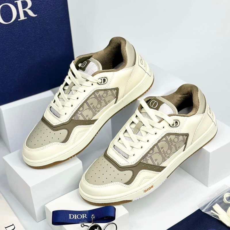 Giày DIO B27 White Brown Trắng Nâu 1947 Lai Au Fullbox Cứng Cao Cấp