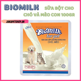 Sữa chó mèo Biomilk 100g