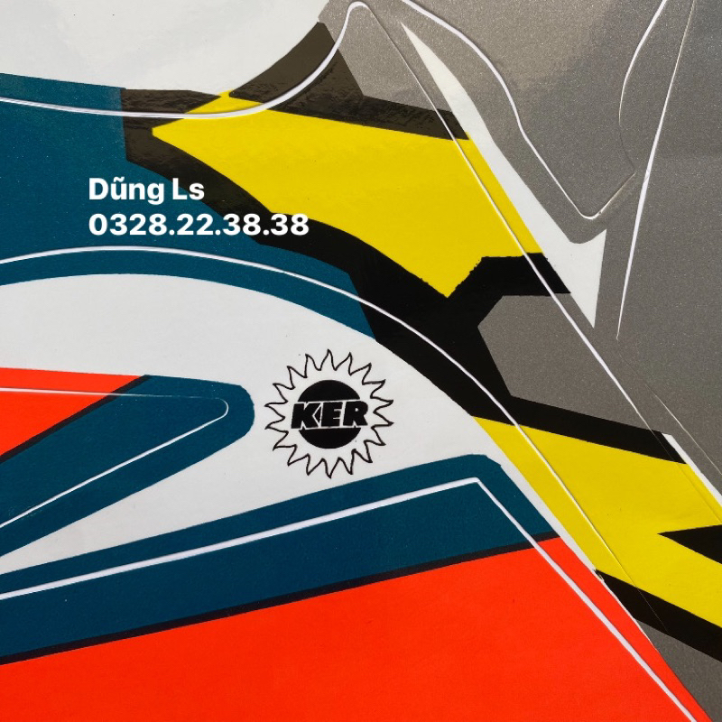 Tem dán xe Nova Dash đời 97 xanh ngọc Thái lan, tem dáh 97