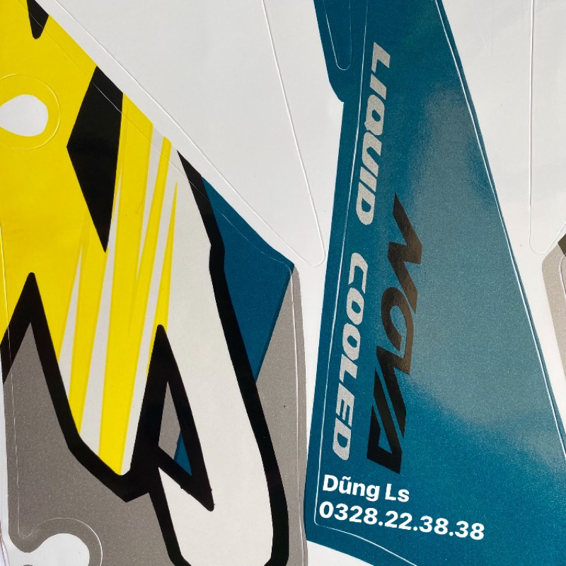 Tem dán xe Nova Dash đời 97 xanh ngọc Thái lan, tem dáh 97
