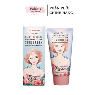 Kem Chống Nắng Seoul Rose Rosie First Essence Whitening Serum Sunscreen SPF45 PA+++ 45ml