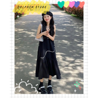 Bigsize - đầm đen dài bigsize