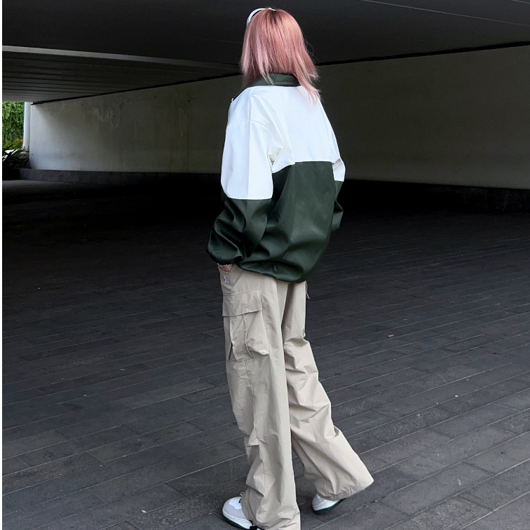 Áo Khoác Gió MNS Jacket, Áo Khoác Dù Nam Nữ Thêu Logo M