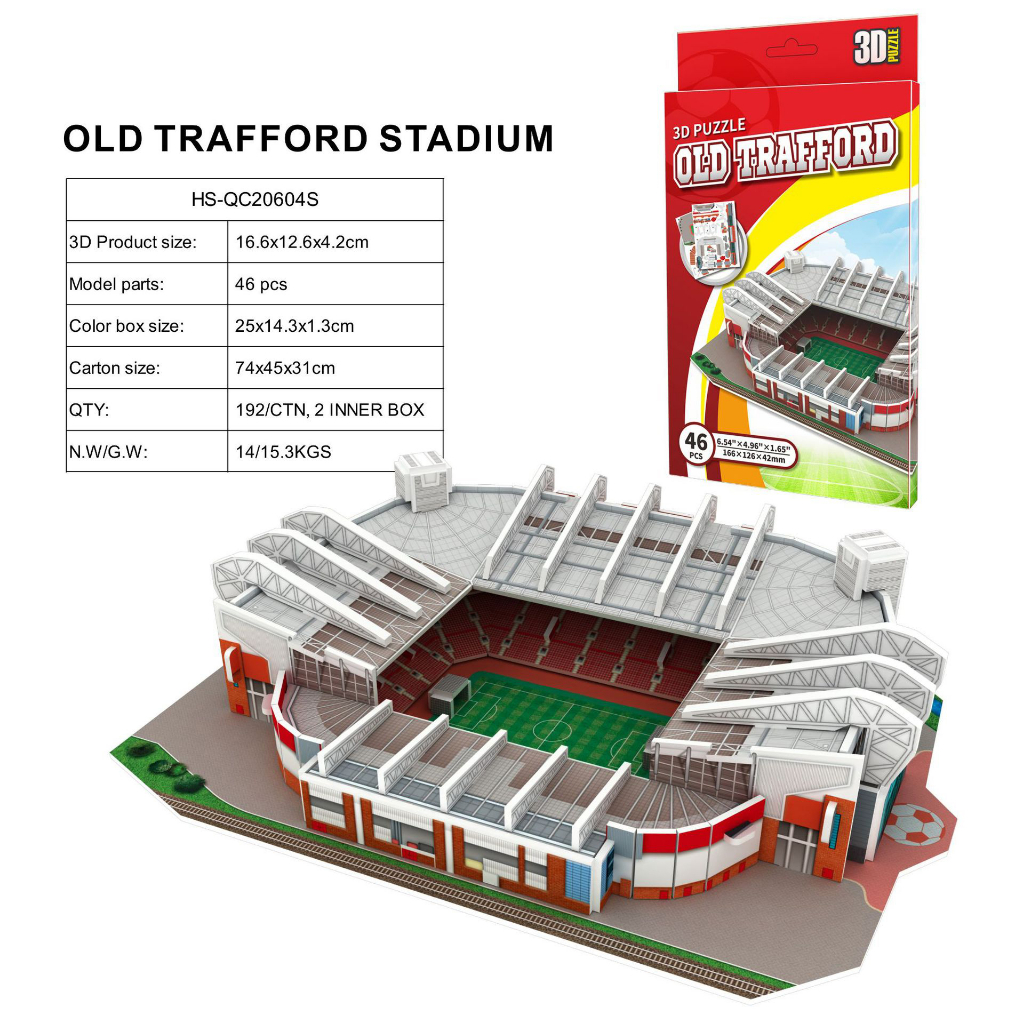 Mô hình sân vận động Bóng đá lắp ráp 3D