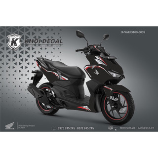 Tem vario 160 xe đen