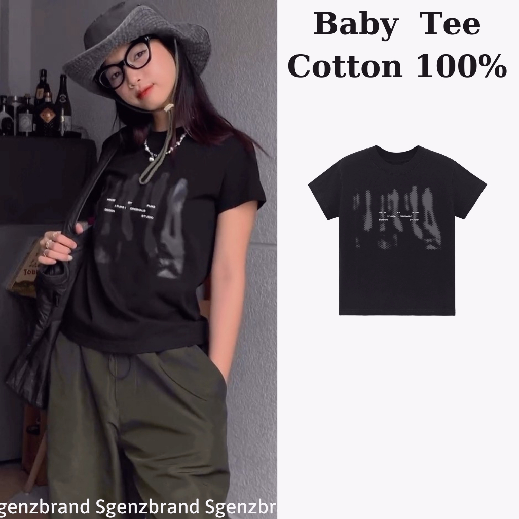 Áo baby tee ngắn tay Shadow Baby T-Shirt, áo thun baby tee trendy 2023 localbrand998