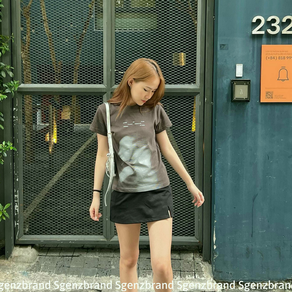 Áo baby tee ngắn tay Shadow Baby T-Shirt, áo thun baby tee trendy 2023 localbrand998