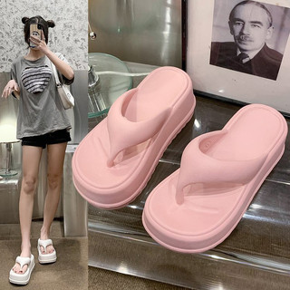 Dép xỏ ngón nữ SAKI, dép tông đi biển độn đế 5cm chất liệu EVA đi biển, du lịch