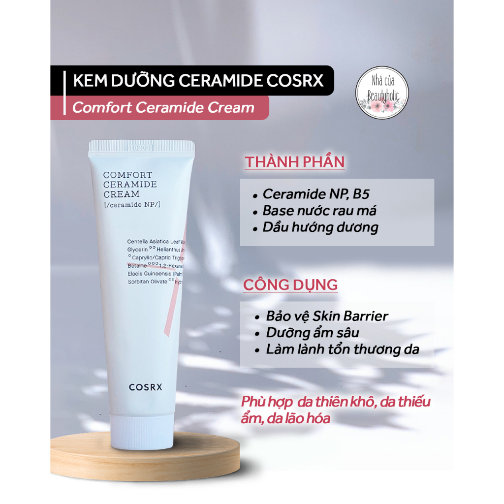 Kem phục hồi da COSRX COMFORT CERAMIDE CREAM