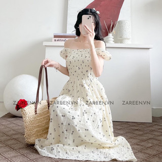🌈bigsize ĐẦM MAXI ĐI BIỂN NHÚNG HOA NHÍ🌈