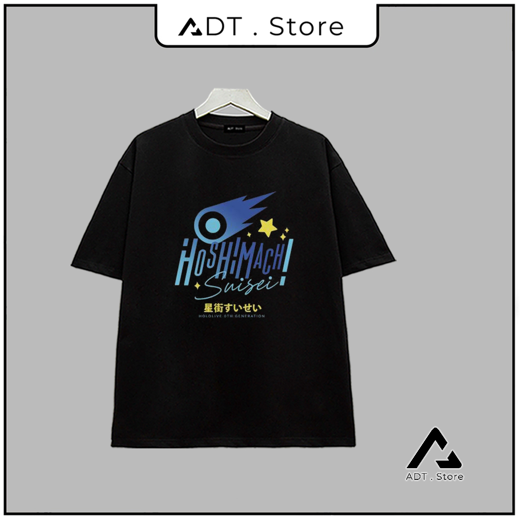 Áo Thun In Hình Hololive Hoshimachi Suisei độc đẹp giá rẻ mẫu HOT bán chạy Chất liệu: áo thun co giãn 4 chiều.
